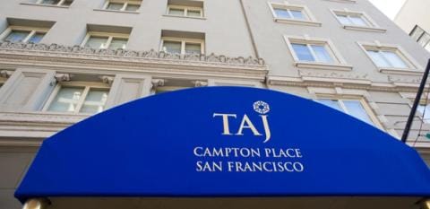 Entrance of Taj Campton Place, San Francisco- Banner Image